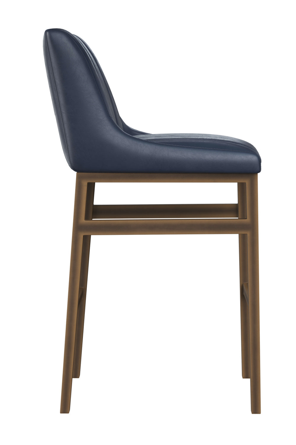 Leather-Look Vertical-Channeled Bar Stool by Splendido Halden Barstool, alternate view 11