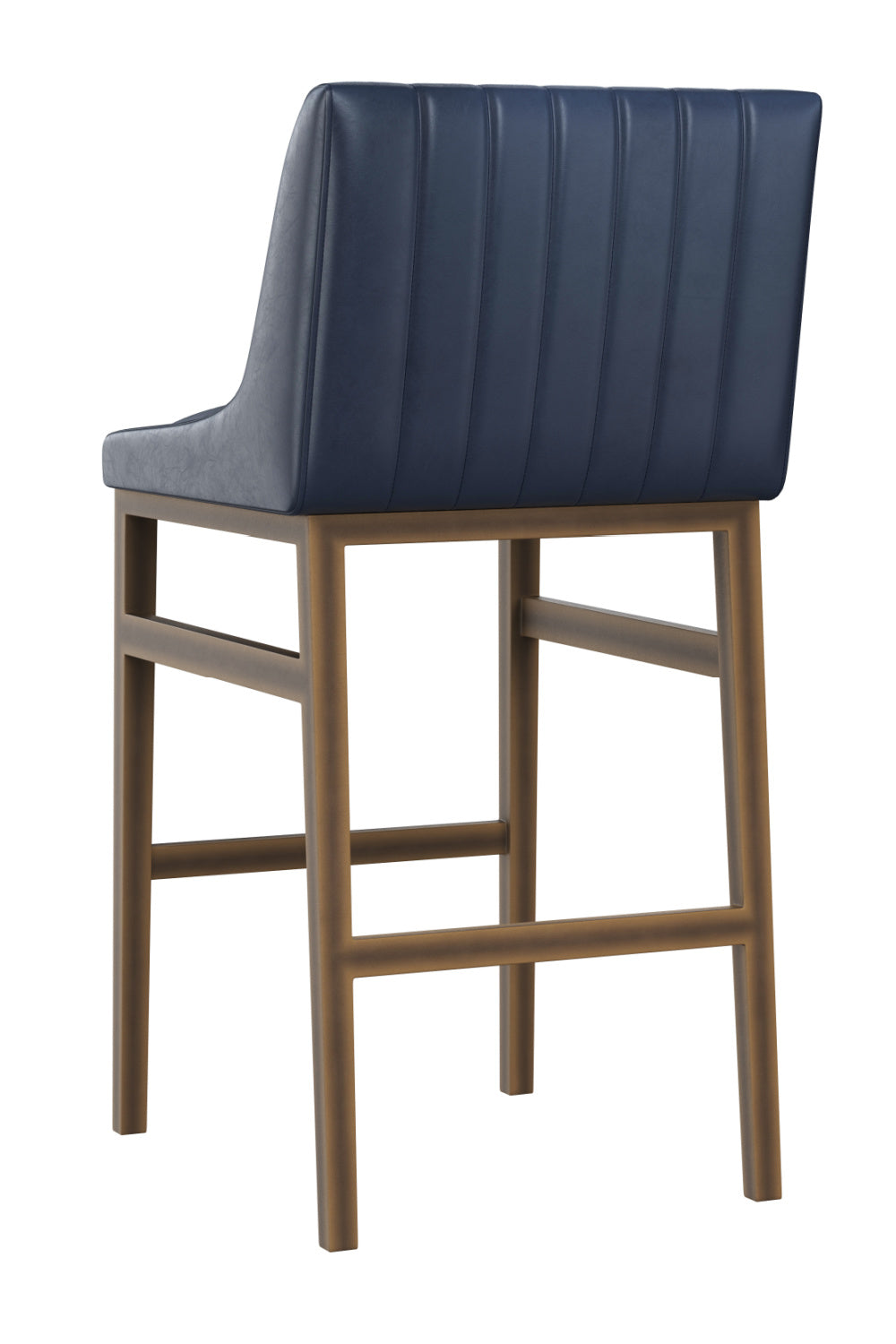 Leather-Look Vertical-Channeled Bar Stool by Splendido Halden Barstool, alternate view 13
