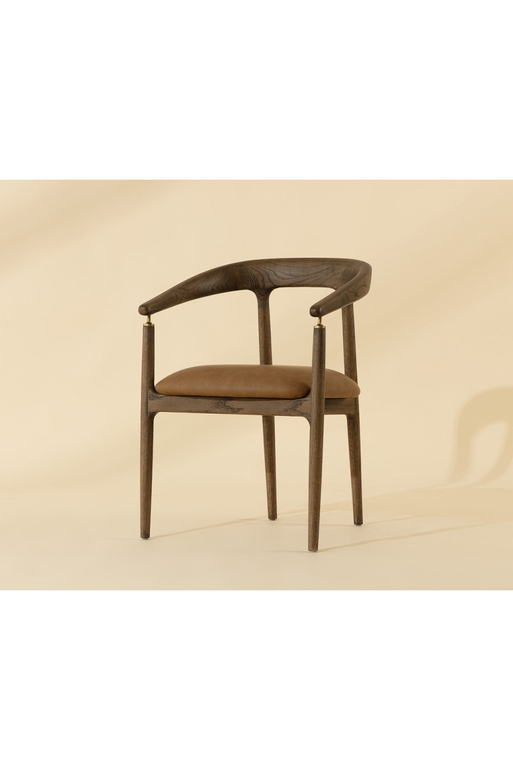 Minimalist Dining Armchair by Splendido Valmont Dining Chair, alternate view 9