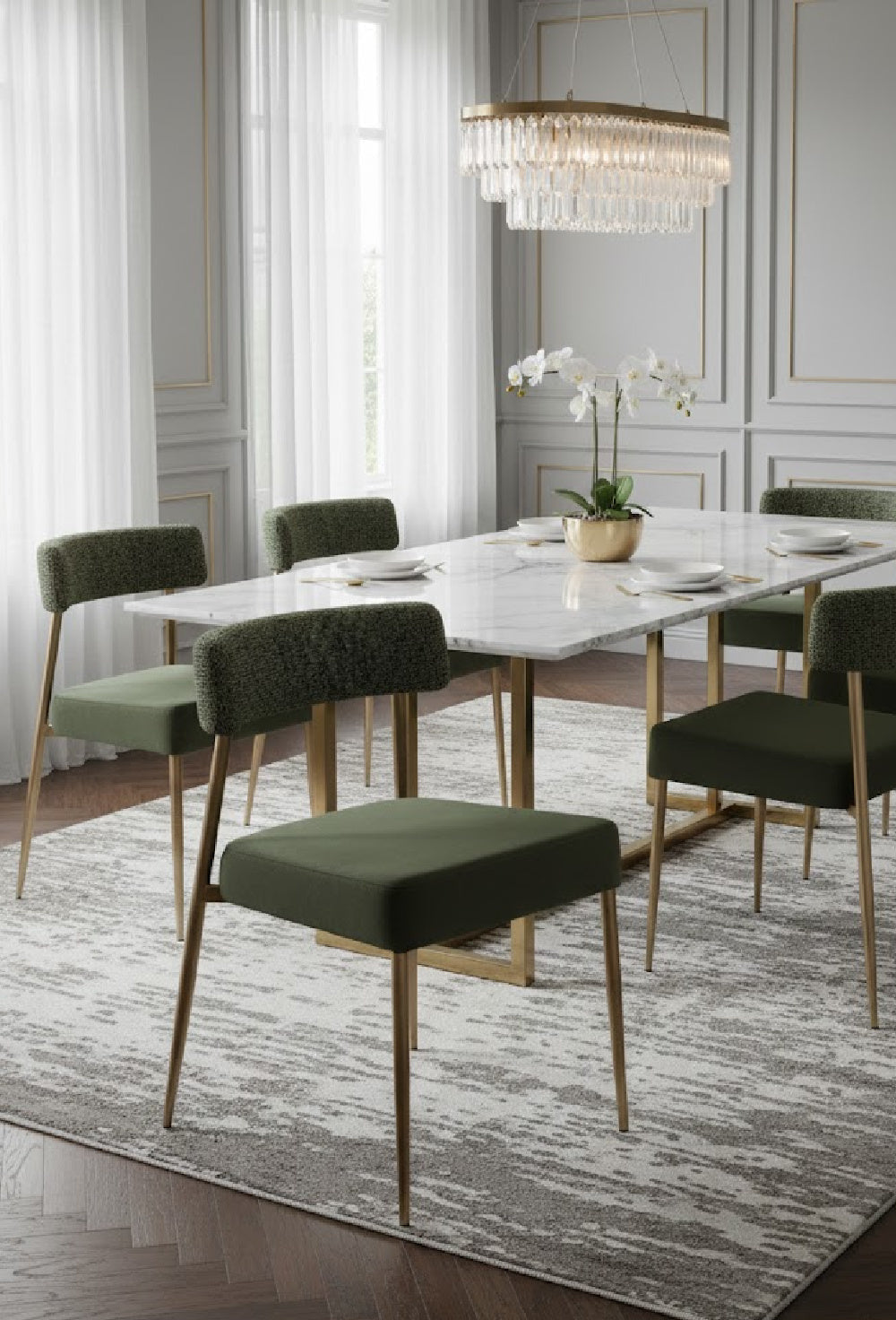 Open-Back Stackable Dining Chair by Splendido Ashwin, alternate view 2