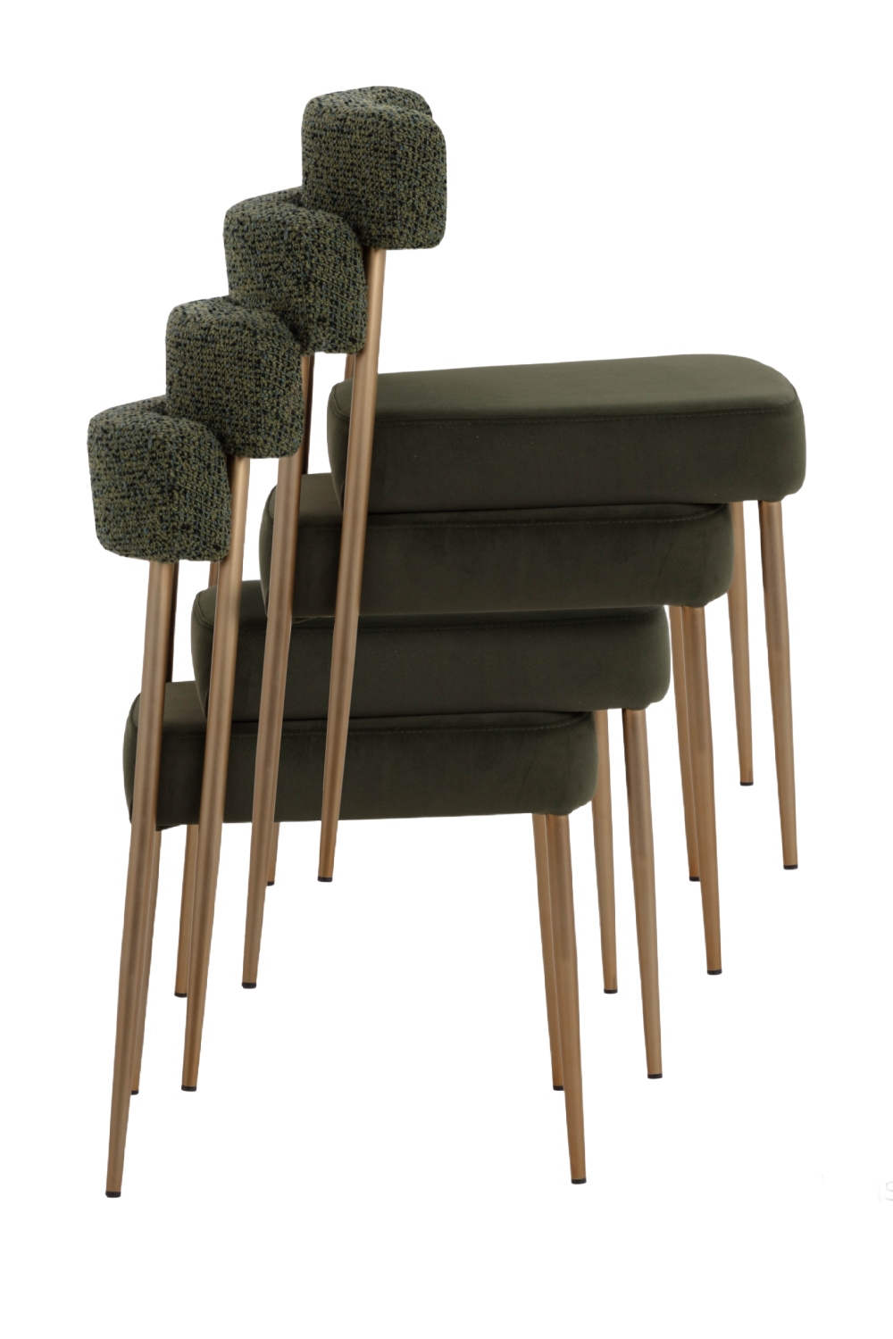 Open-Back Stackable Dining Chair by Splendido Ashwin, alternate view 6