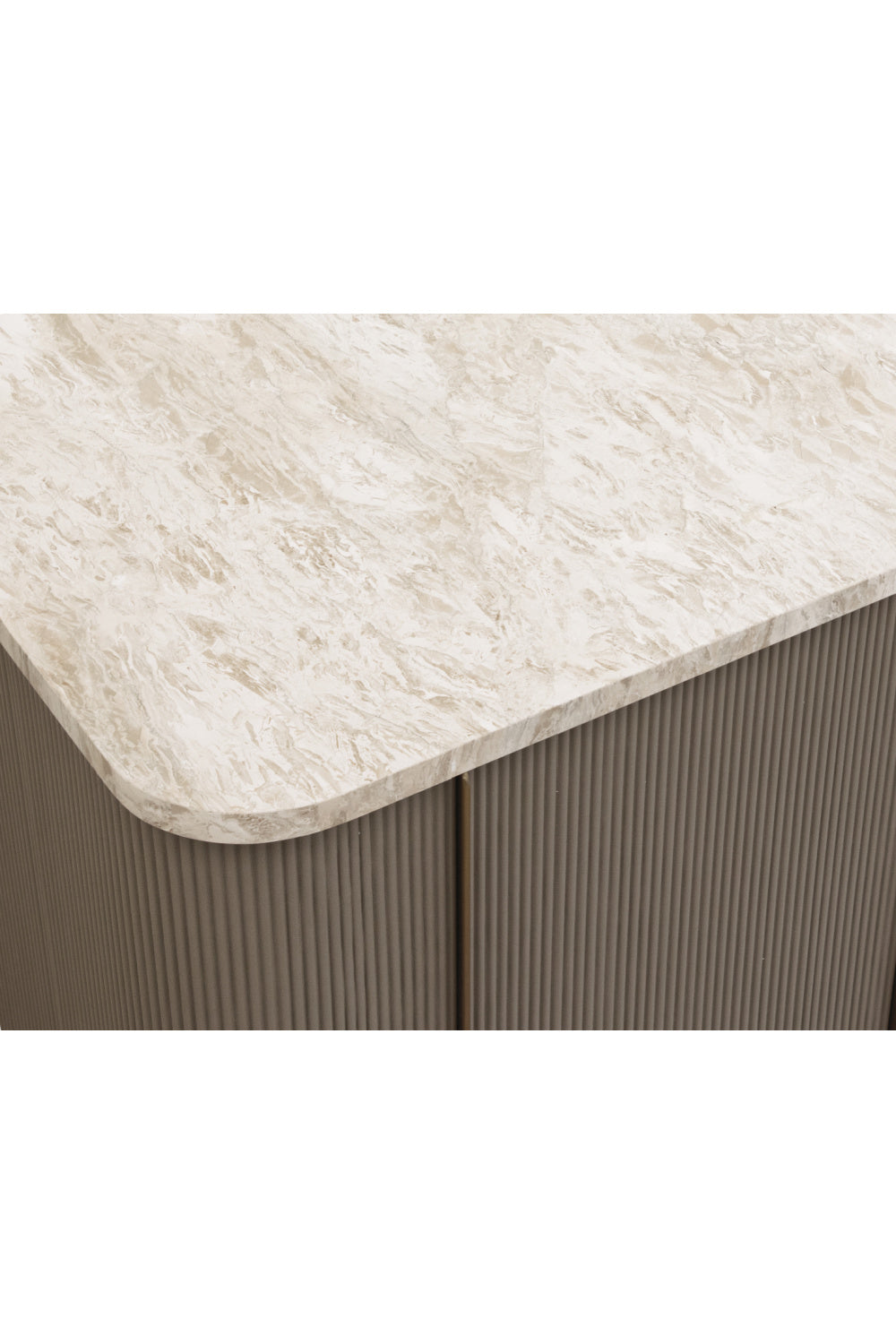 Marble Top & Wood Base Kitchen Island by Splendido Cataldi Dining Table, alternate view 8