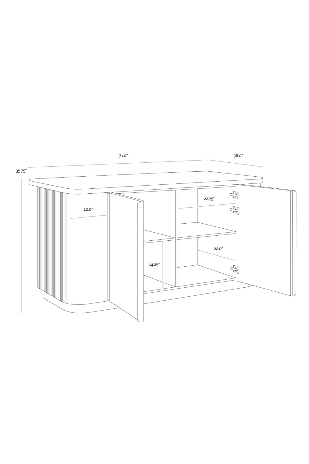 Marble Top & Wood Base Kitchen Island by Splendido Cataldi Dining Table, alternate view 9