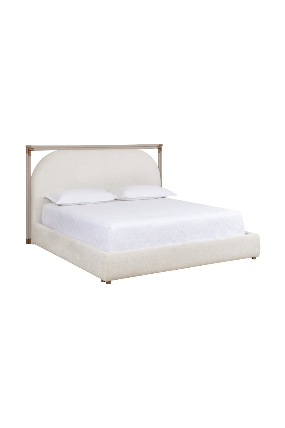 Tubular-Framed King Bed by Splendido Arcelia
