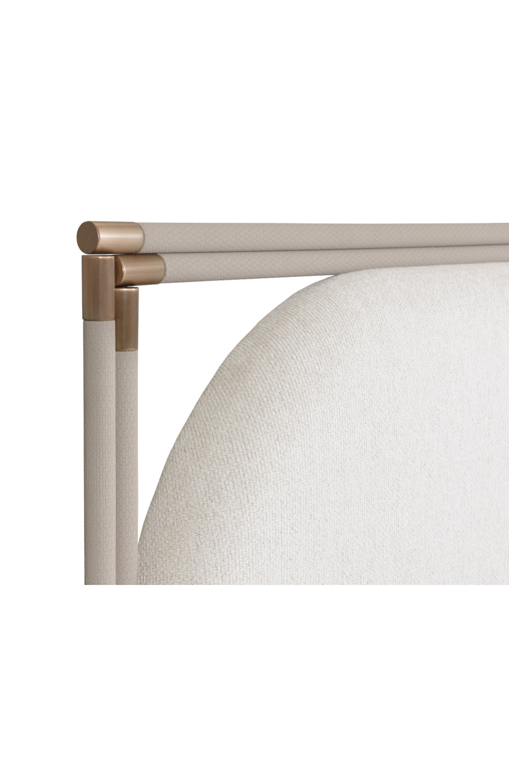 Tubular-Framed King Bed by Splendido Arcelia, alternate view 3