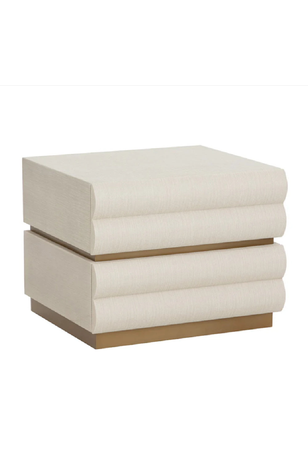 Tiered 2-Drawer Nightstand by Splendido Subira, alternate view 3