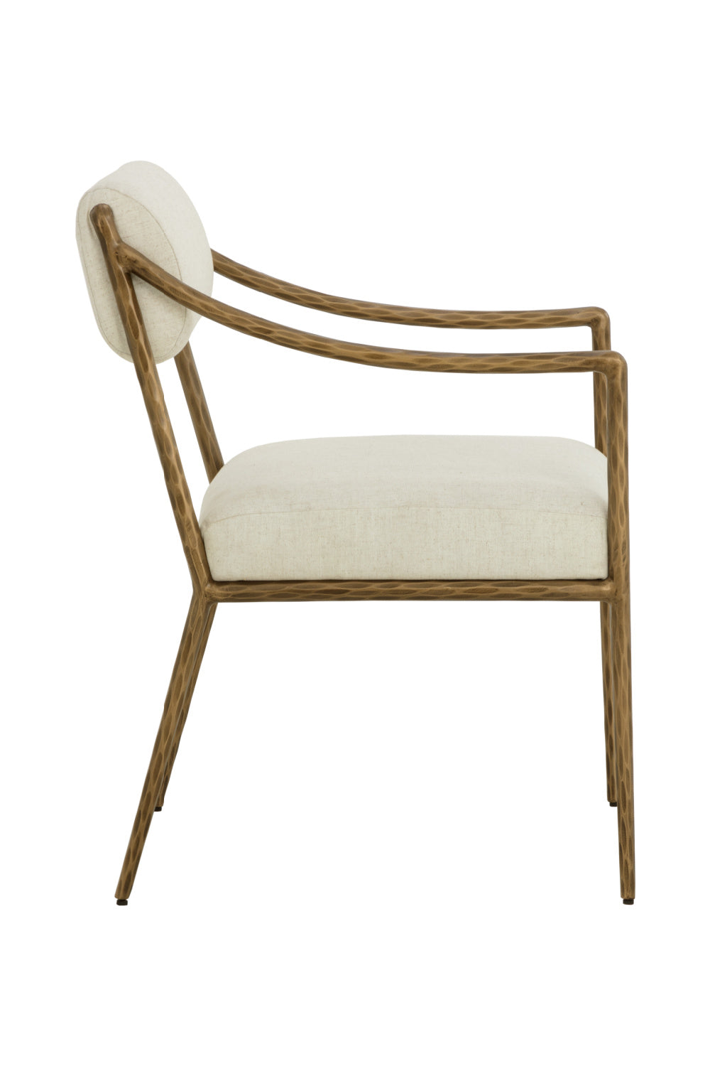 Cream Linen Dining Armchair by Splendido Leticia Dining Chair, alternate view 4
