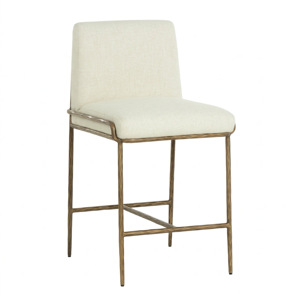 Curved Modern Counter Stool by Splendido Lathan, alternate view 3