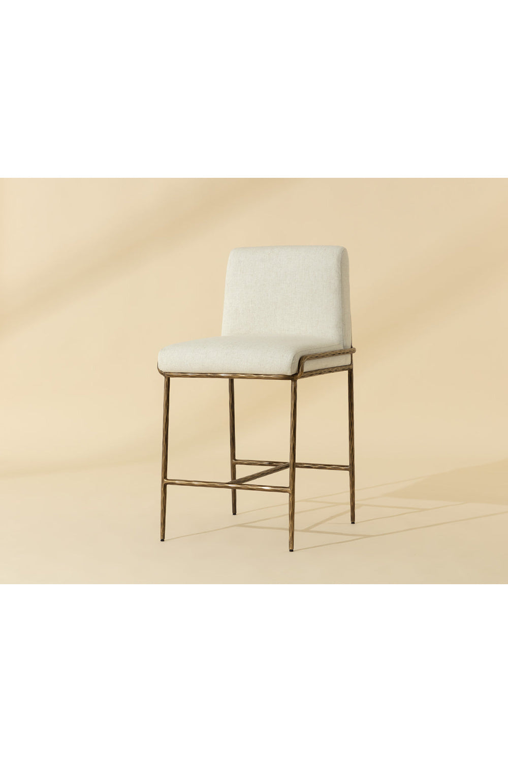 Curved Modern Counter Stool by Splendido Lathan, alternate view 8