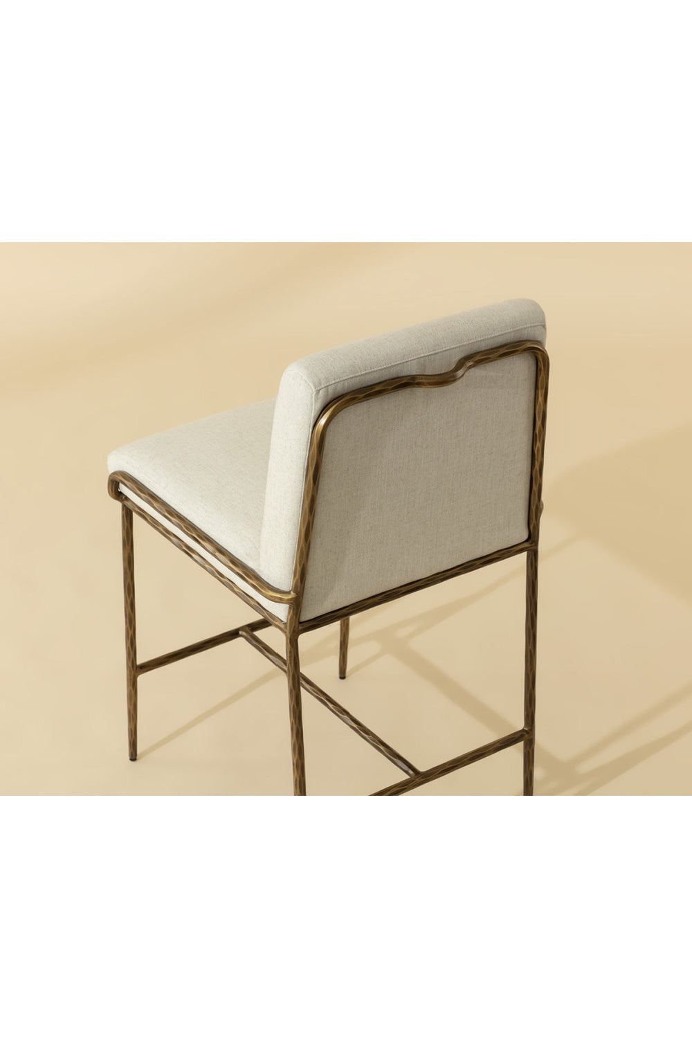 Curved Modern Counter Stool by Splendido Lathan, alternate view 9
