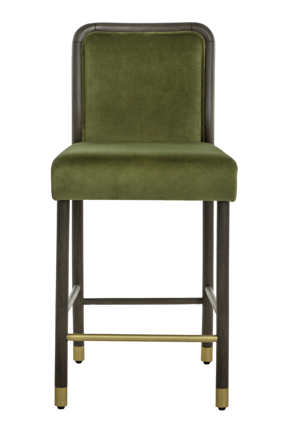 Green Upholstered Counter Stool by Splendido Jeno