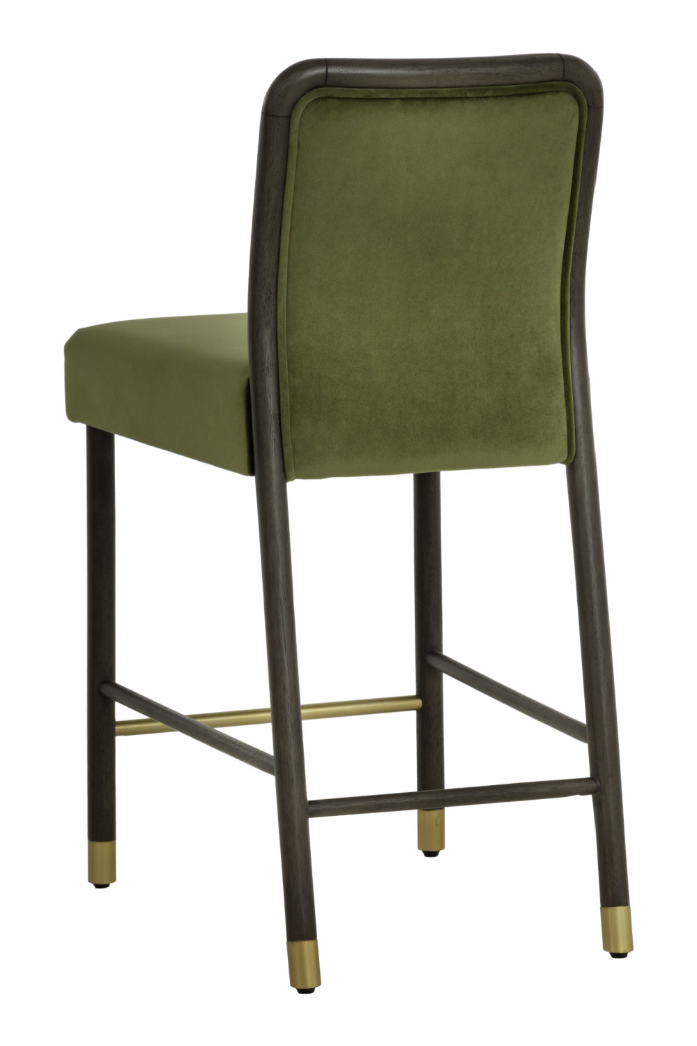 Modern European furniture - Green Upholstered Counter Stool - www.oroa.com