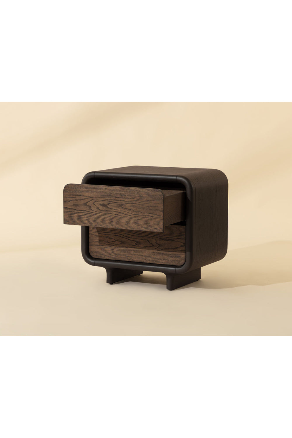 2-Drawer Oak Nightstand by Splendido Koa, alternate view 10