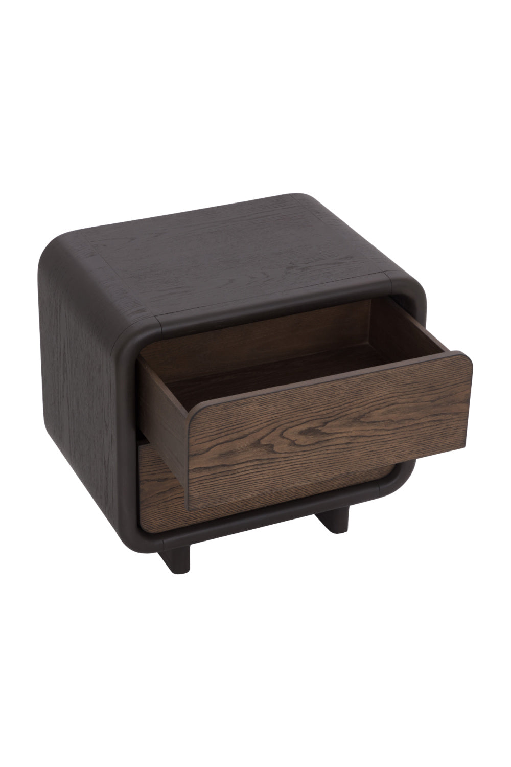 2-Drawer Oak Nightstand by Splendido Koa, alternate view 5