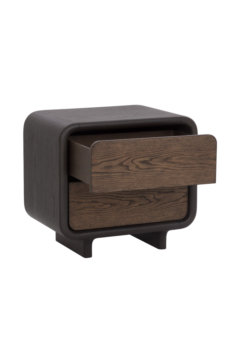 2-Drawer Oak Nightstand by Splendido Koa, alternate view 6