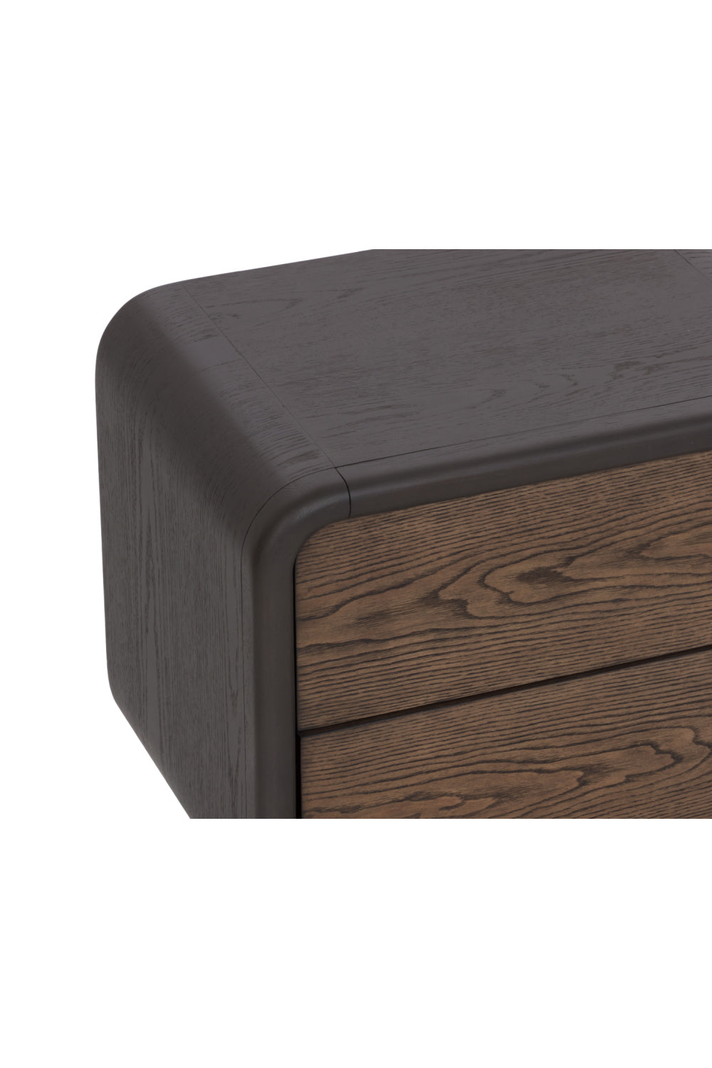 2-Drawer Oak Nightstand by Splendido Koa, alternate view 7