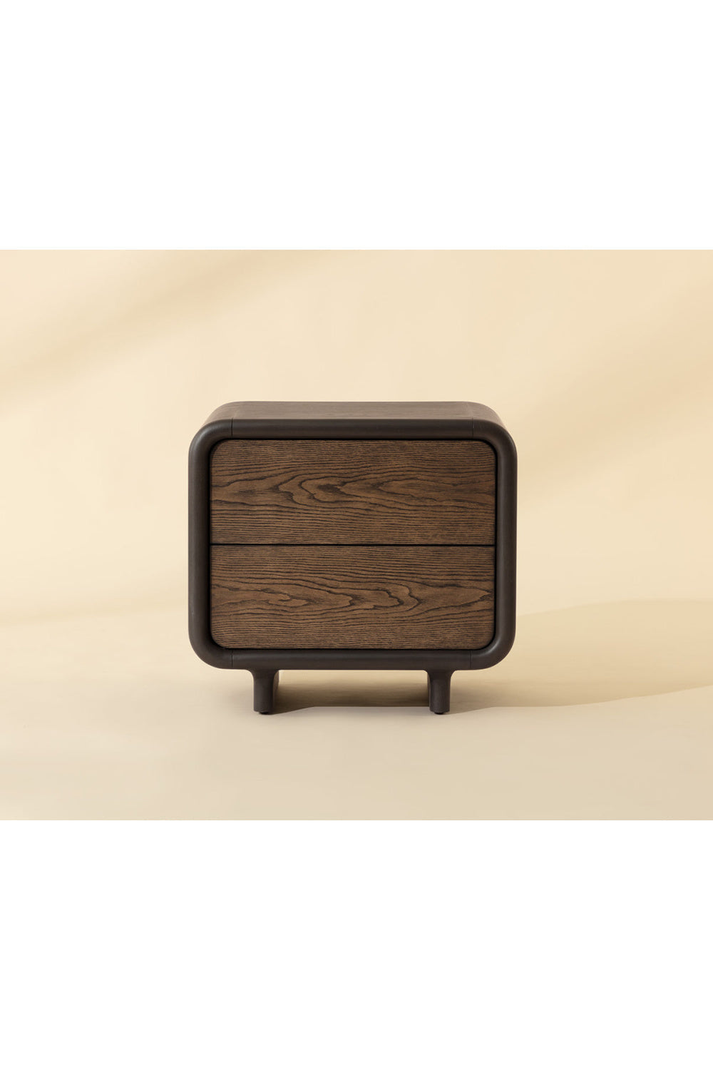 2-Drawer Oak Nightstand by Splendido Koa, alternate view 8