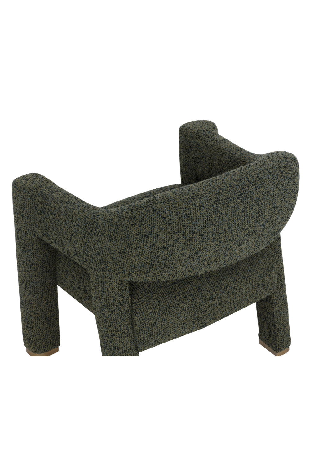 Green Cutout-Back Lounge Chair by Splendido Prisca Accent Chair, alternate view 6