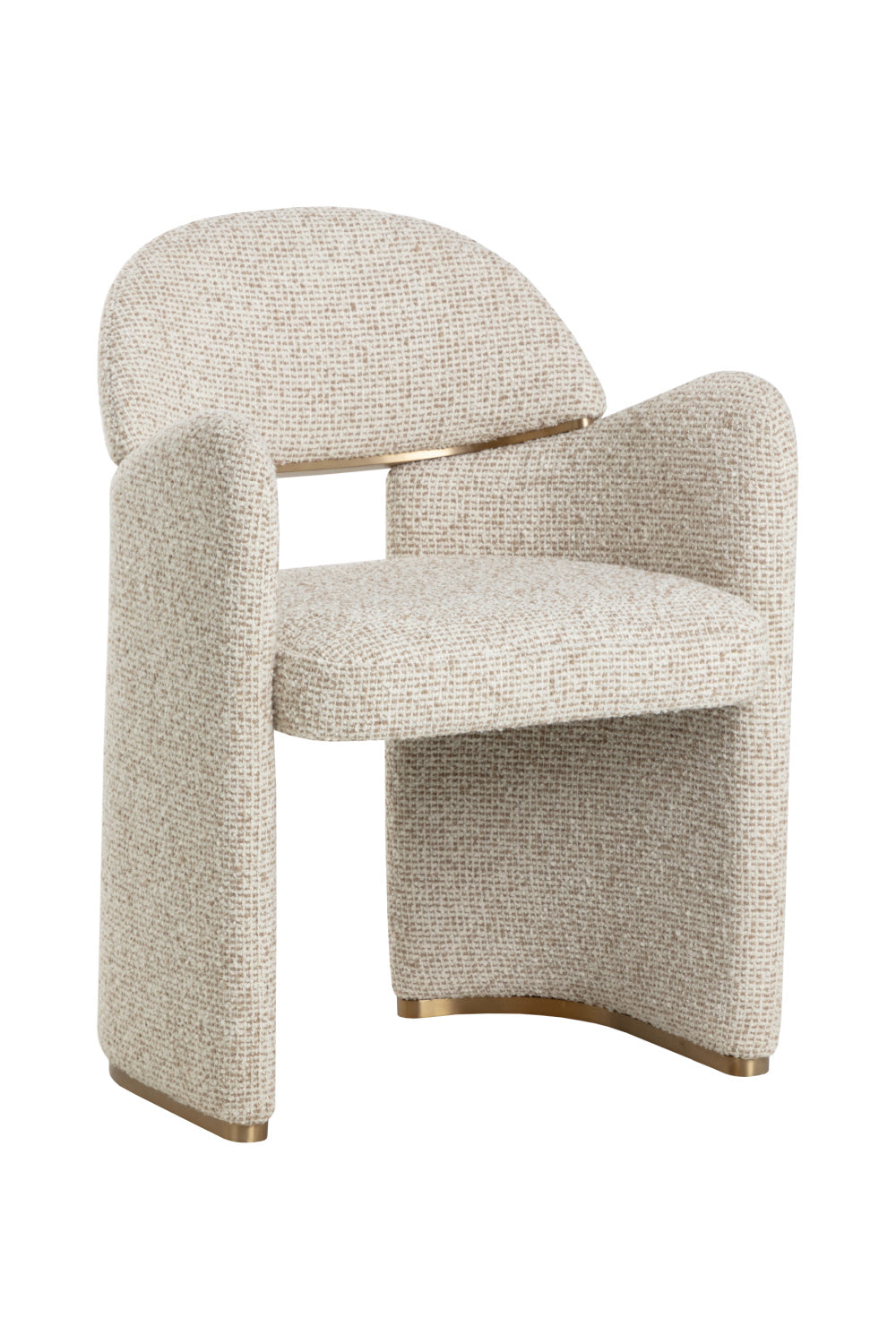 Modern Art Deco Dining Armchair by Splendido Snowden Dining Chair
