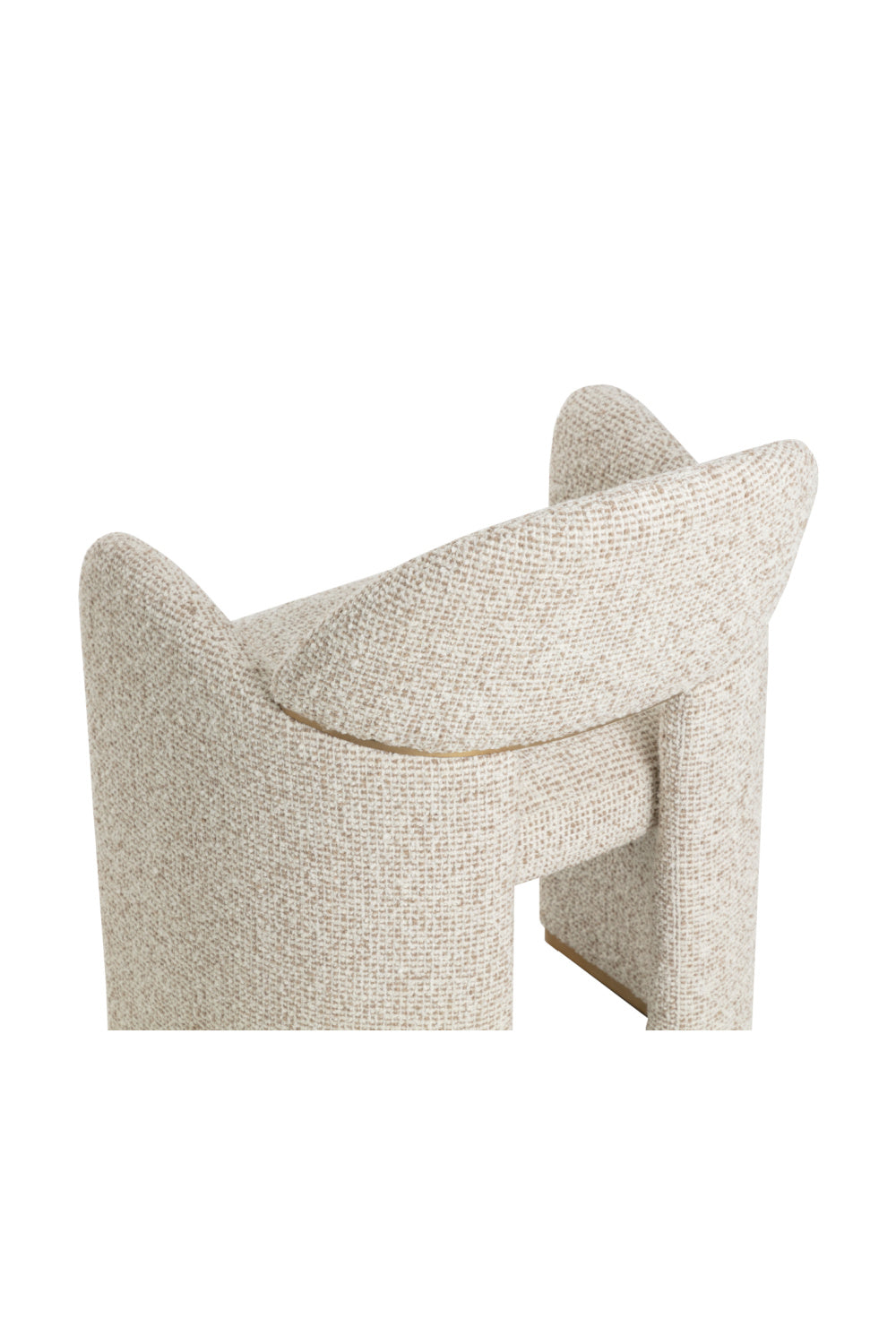Modern Art Deco Dining Armchair by Splendido Snowden Dining Chair, alternate view 6