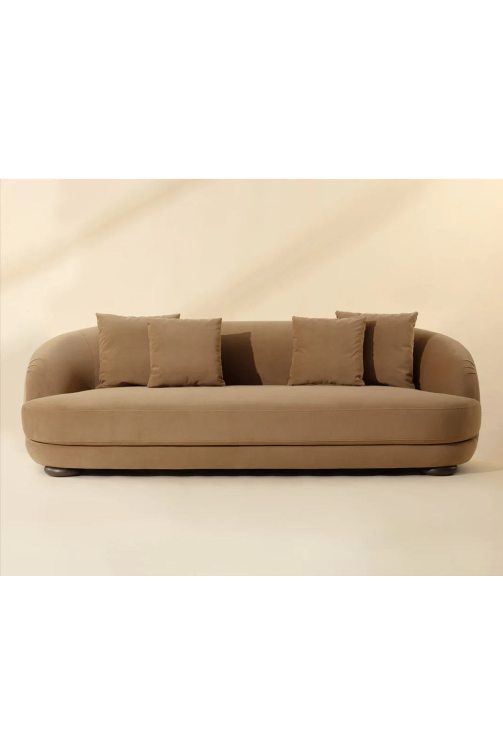 Minimalist Rounded-Back Sofa by Splendido Valentina, alternate view 8