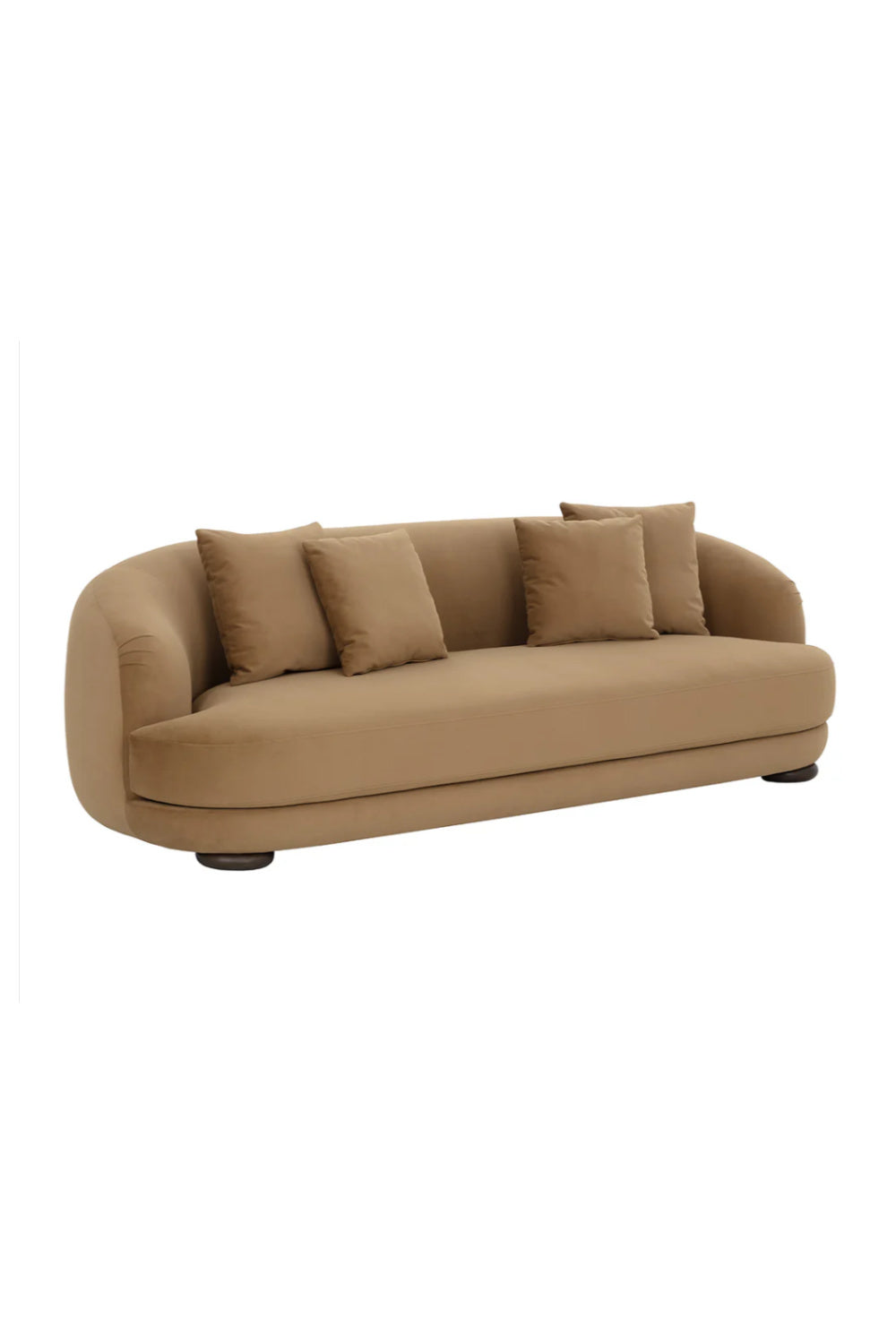 Minimalist Rounded-Back Sofa by Splendido Valentina