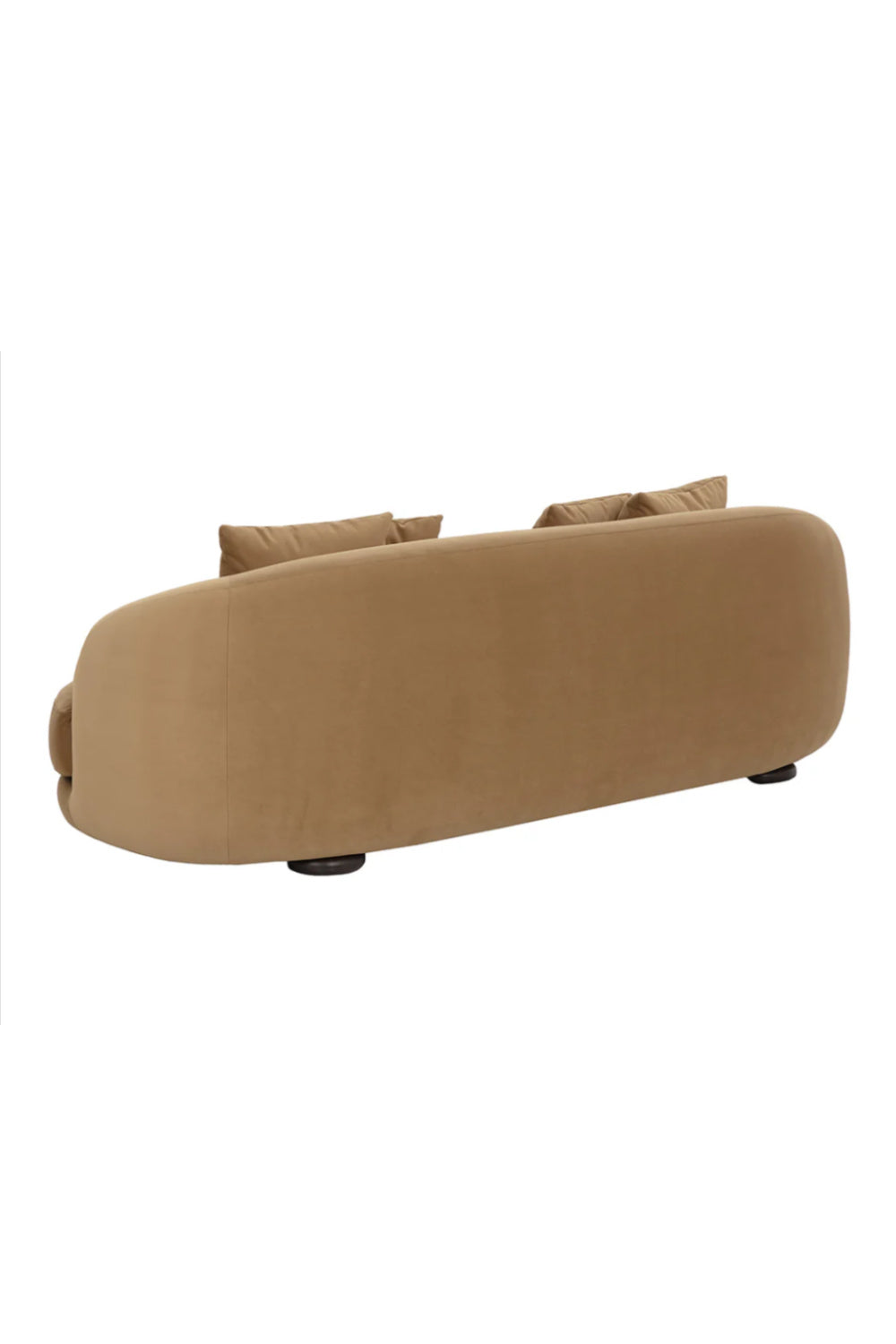 Minimalist Rounded-Back Sofa by Splendido Valentina, alternate view 4