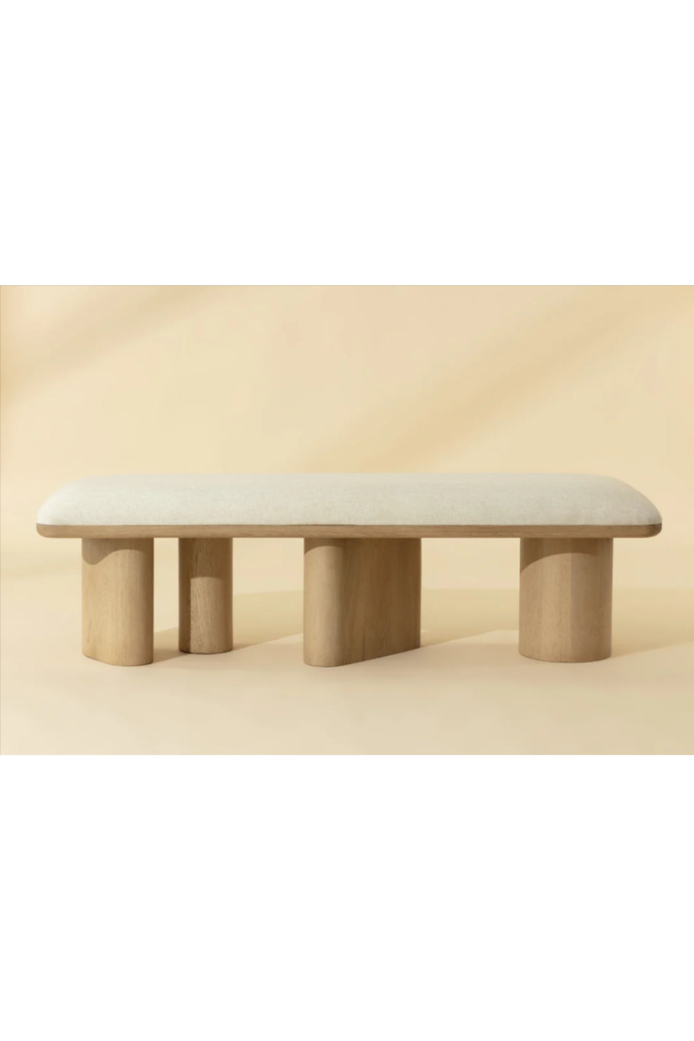 Light Oak Accent Bench by Splendido Hiro, alternate view 7