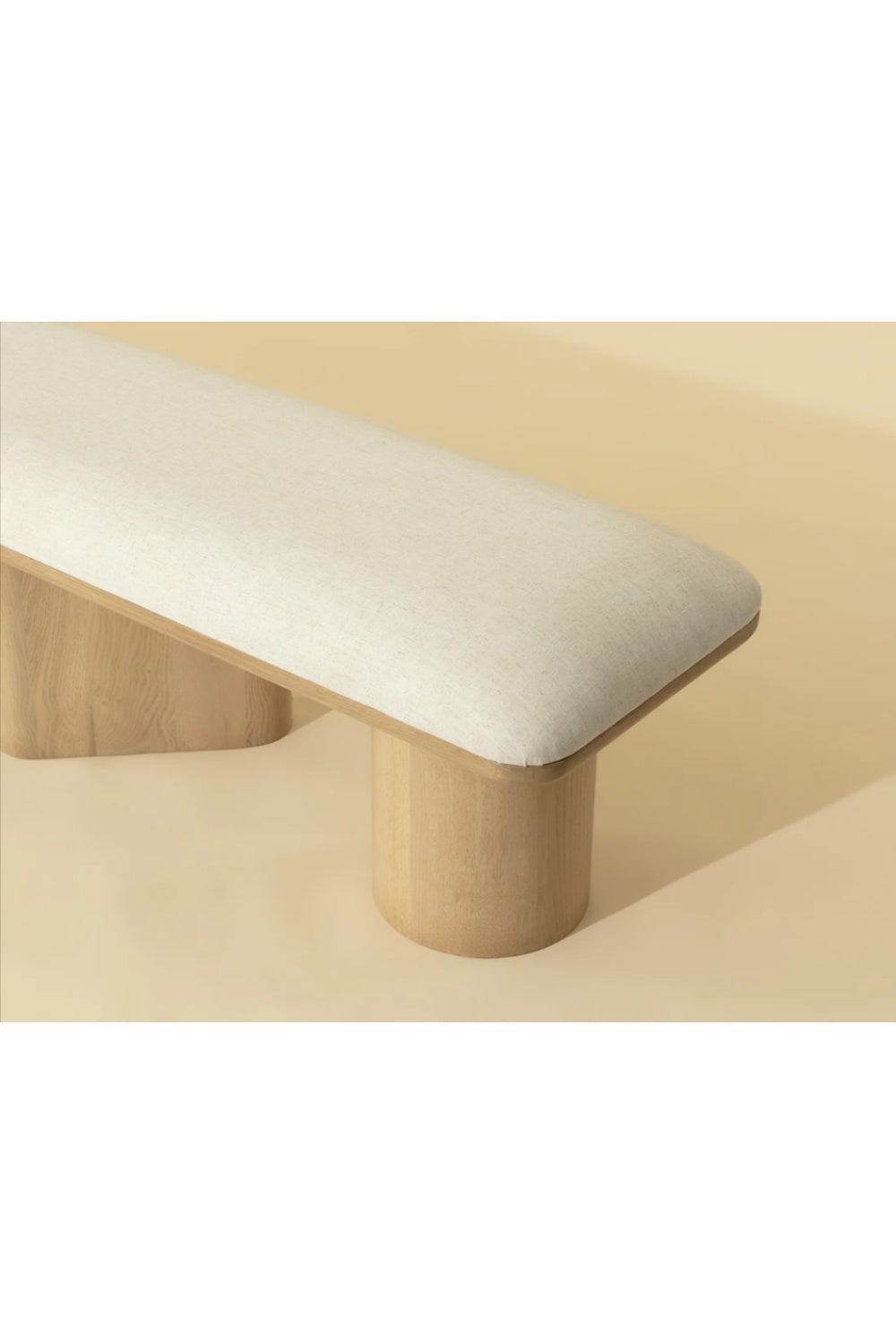 Light Oak Accent Bench by Splendido Hiro, alternate view 9