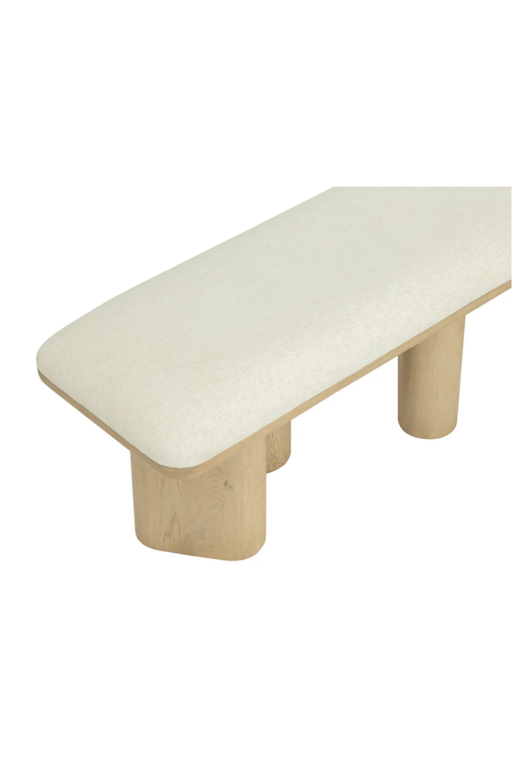 Light Oak Accent Bench by Splendido Hiro, alternate view 5