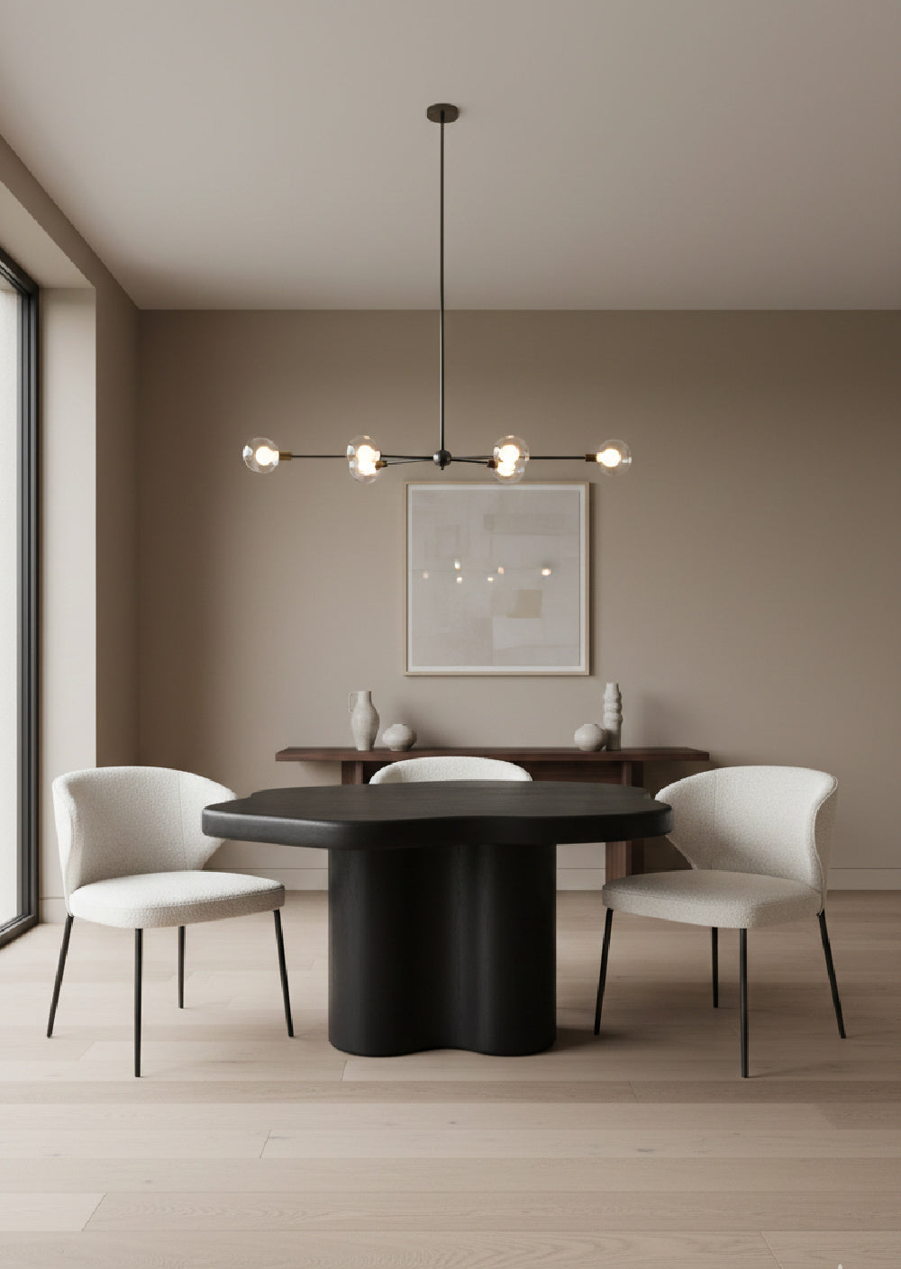 Solid Acacia Wood Dining Table by Splendido Bellona, alternate view 2
