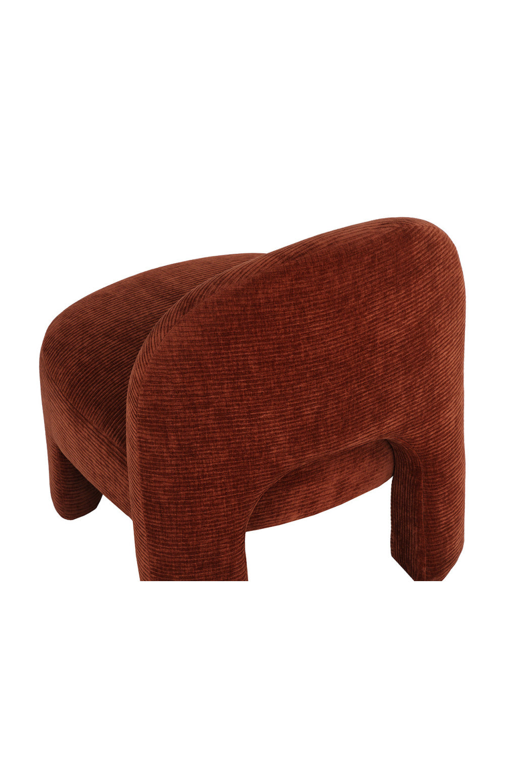 Red Arched-Back Lounge Chair by Splendido Myrtle Accent Chair, alternate view 6