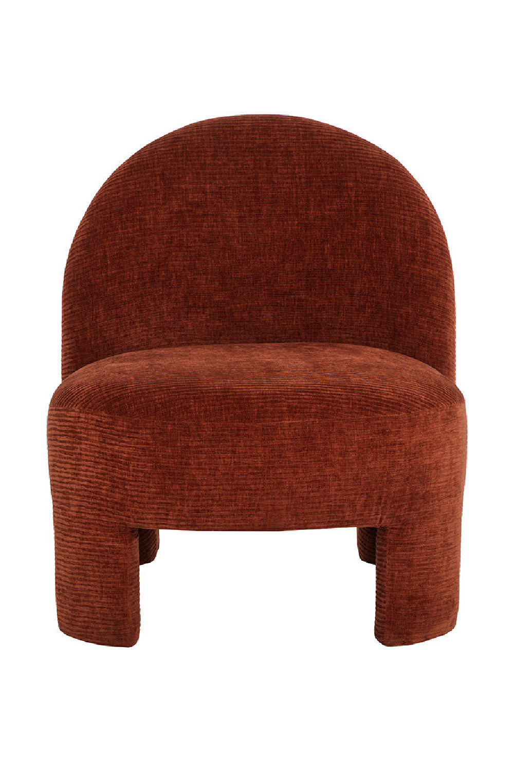 Red Arched-Back Lounge Chair by Splendido Myrtle Accent Chair, alternate view 3