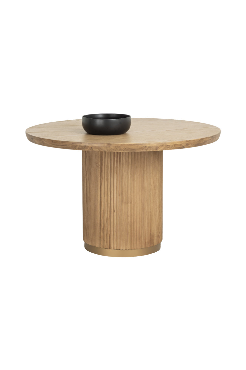 Oak Round Dining Table by Splendido Kalla, alternate view 3