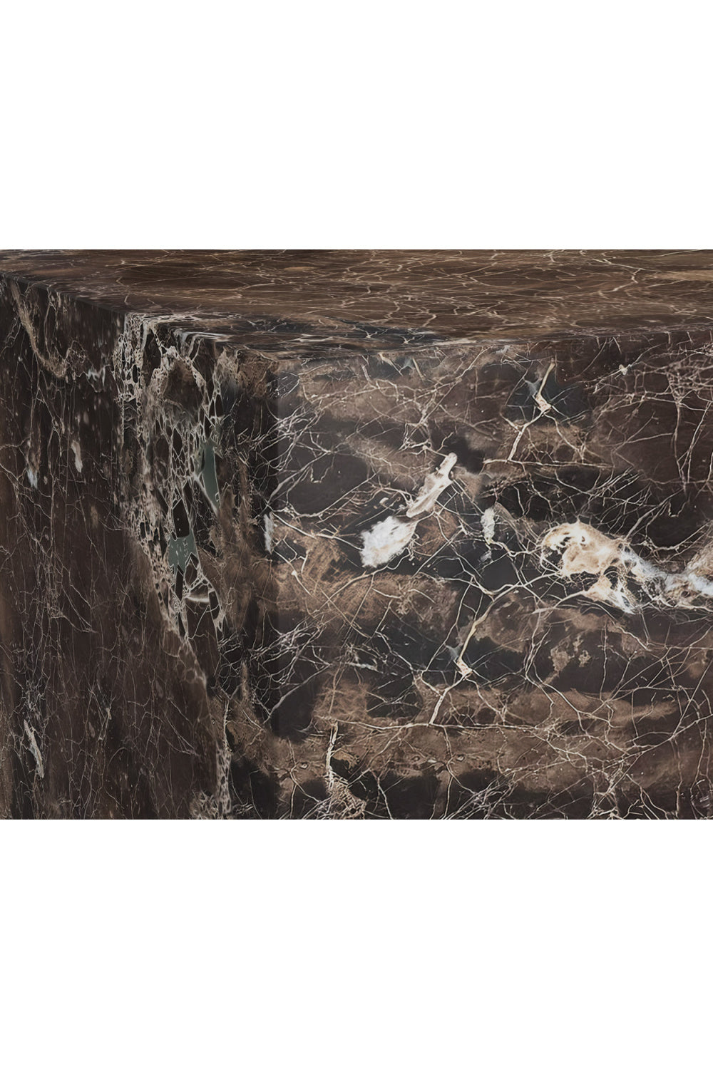 Modern European furniture - Marble Cube End Table - www.oroa.com