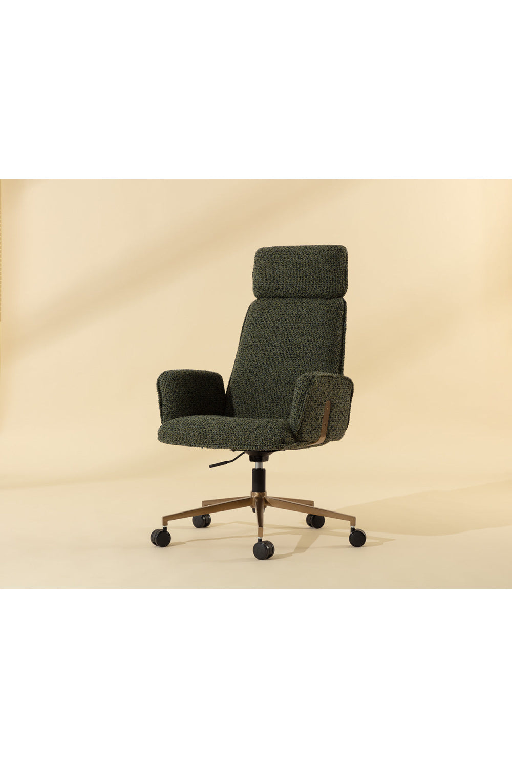 Curved Upholstered Office Chair by Splendido Kalev, alternate view 23