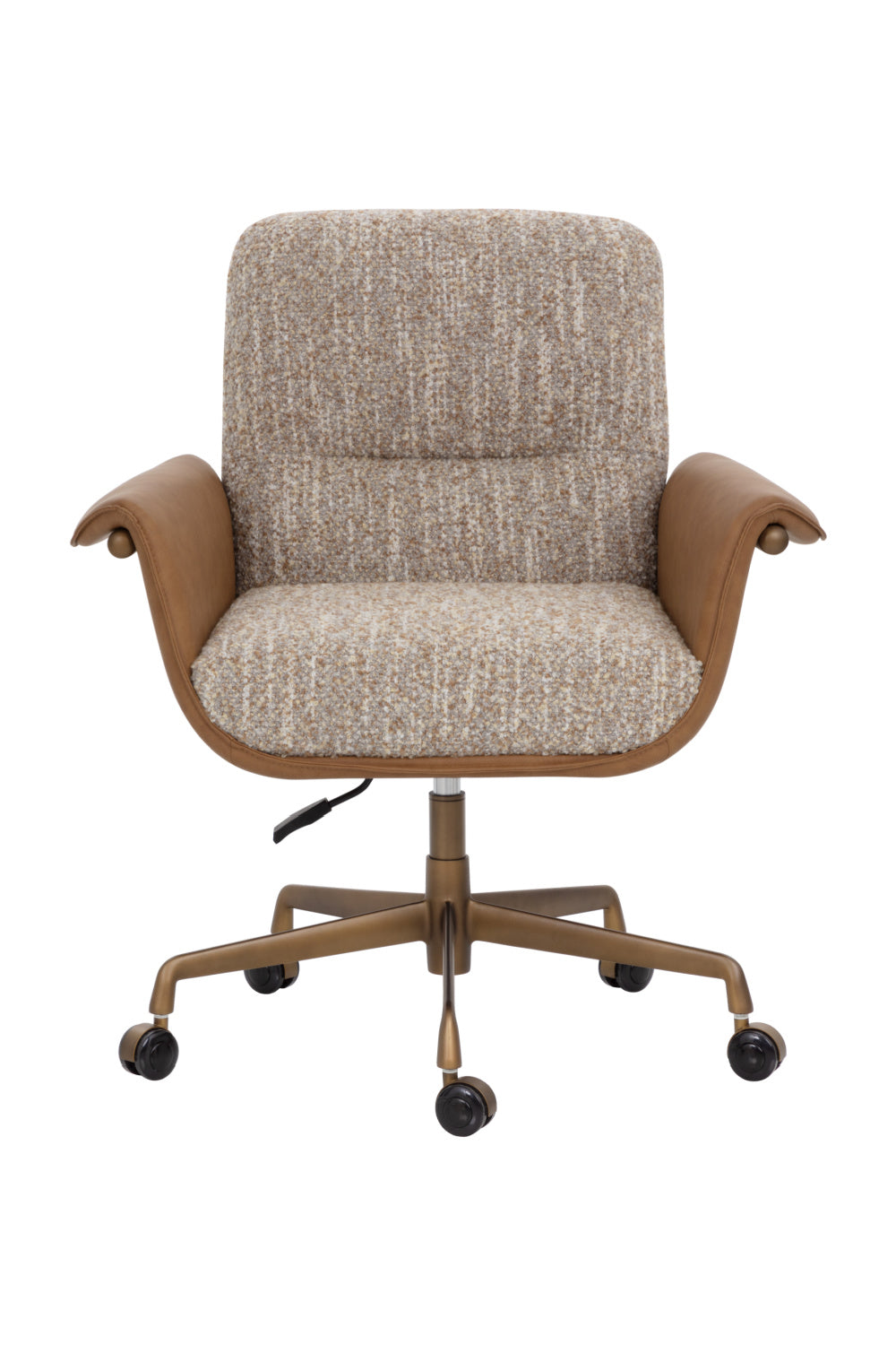 Modern European furniture - Leather Look Arm Office Chair - www.oroa.com