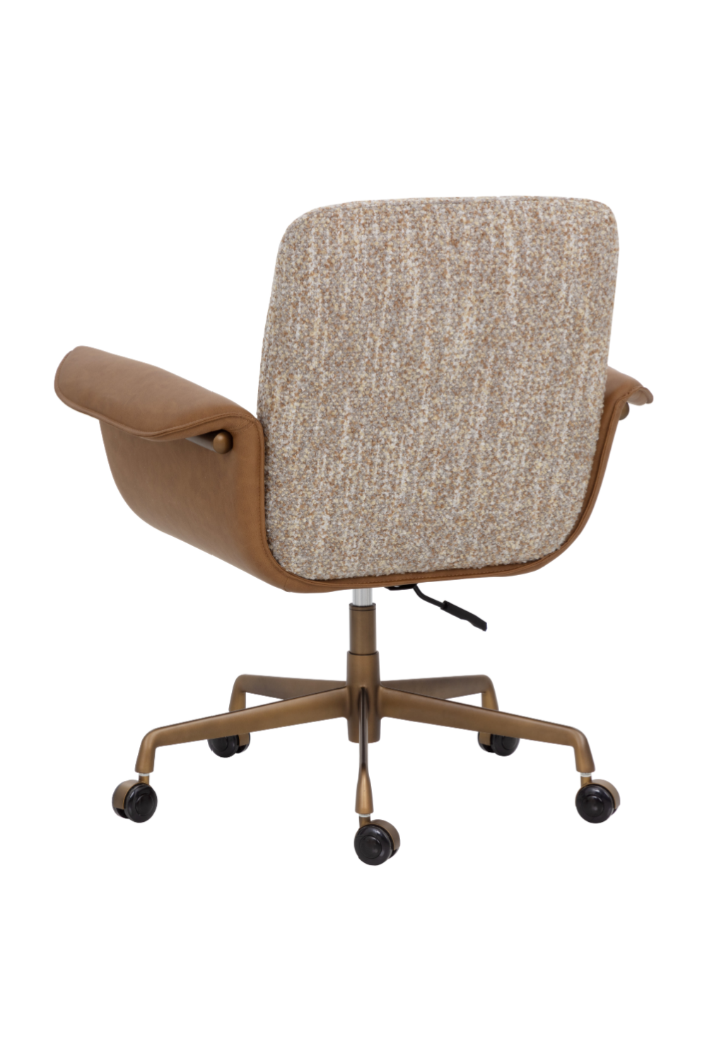 Modern European furniture - Leather Look Arm Office Chair - www.oroa.com