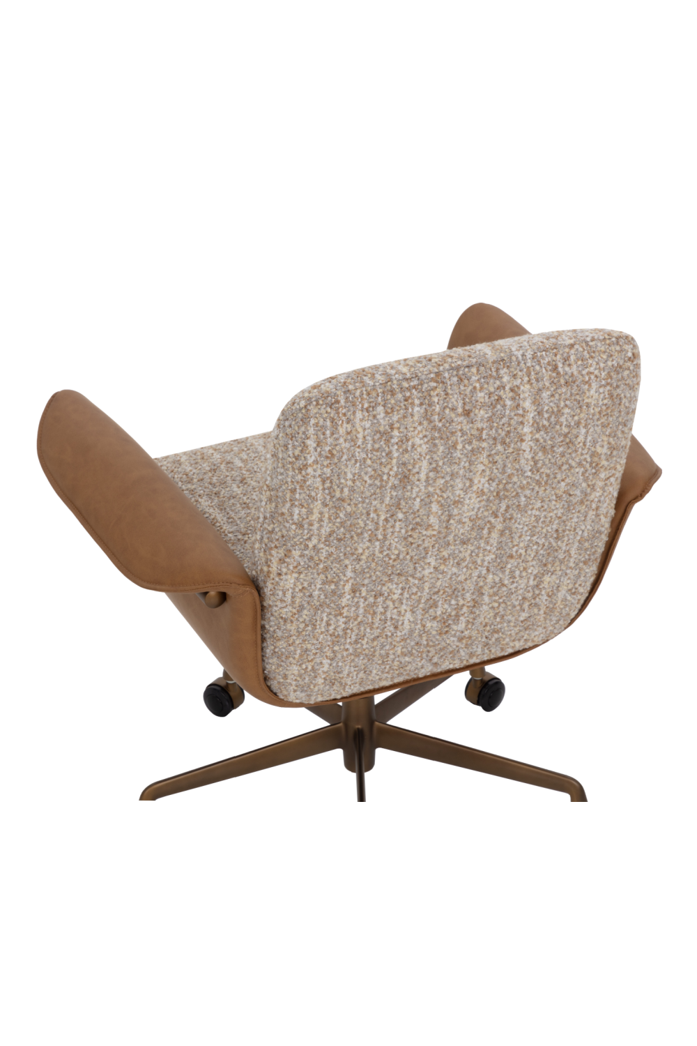 Modern European furniture - Leather Look Arm Office Chair - www.oroa.com