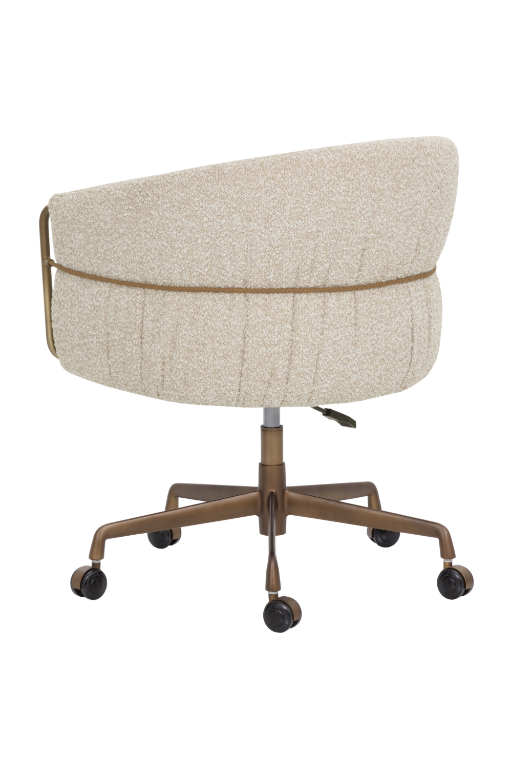 Curved Back Upholstered Lounge Chair by Splendido Olma Office Chair, alternate view 5