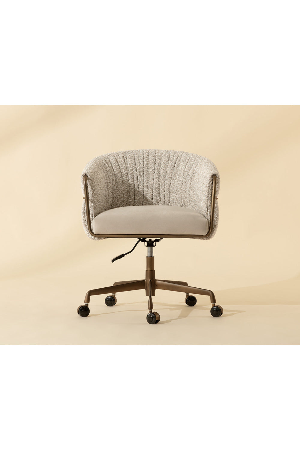 Curved Back Upholstered Lounge Chair by Splendido Olma Office Chair, alternate view 7