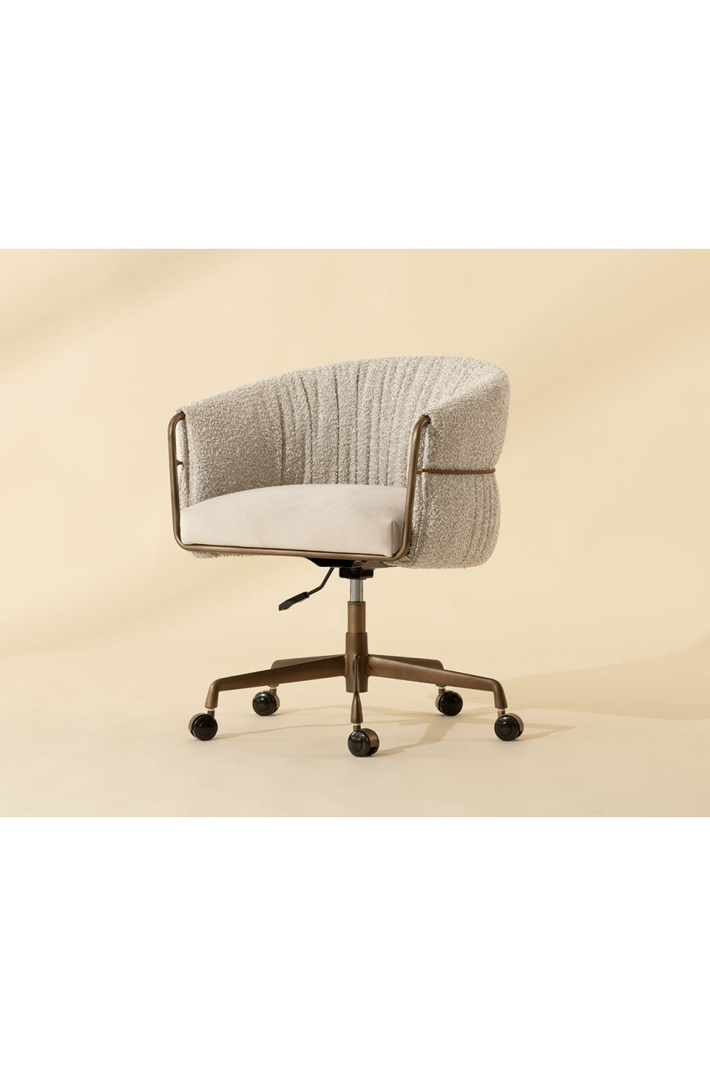 Modern European furniture - Curved Back Upholstered Lounge Chair - www.oroa.com