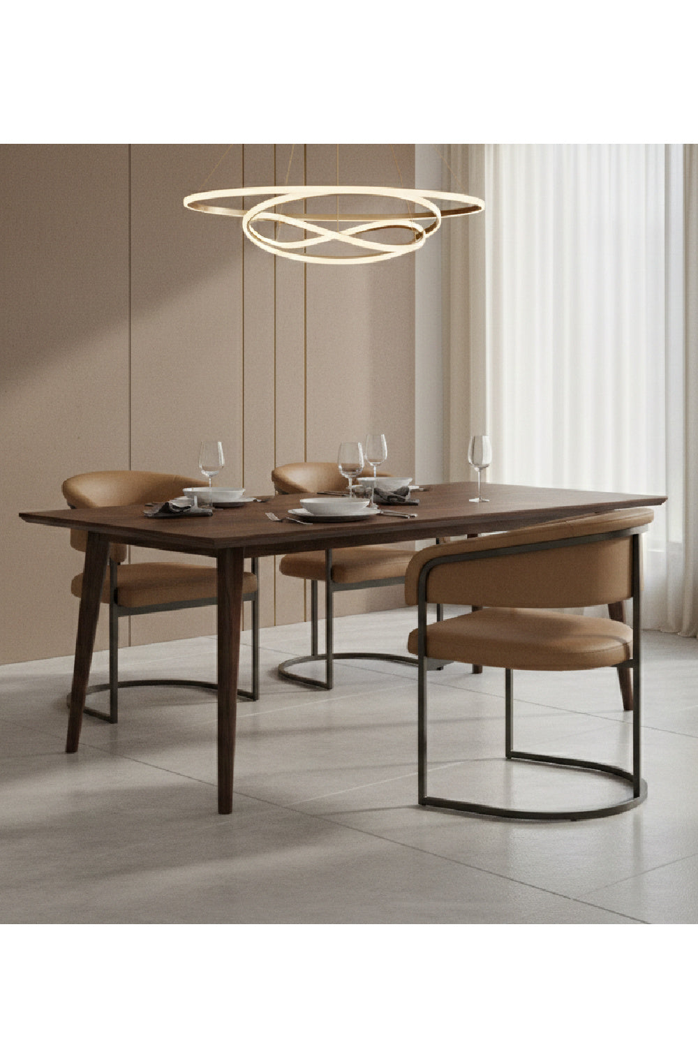 Cantilevered Frame Dining Armchair by Splendido Marris Dining Chair, alternate view 11
