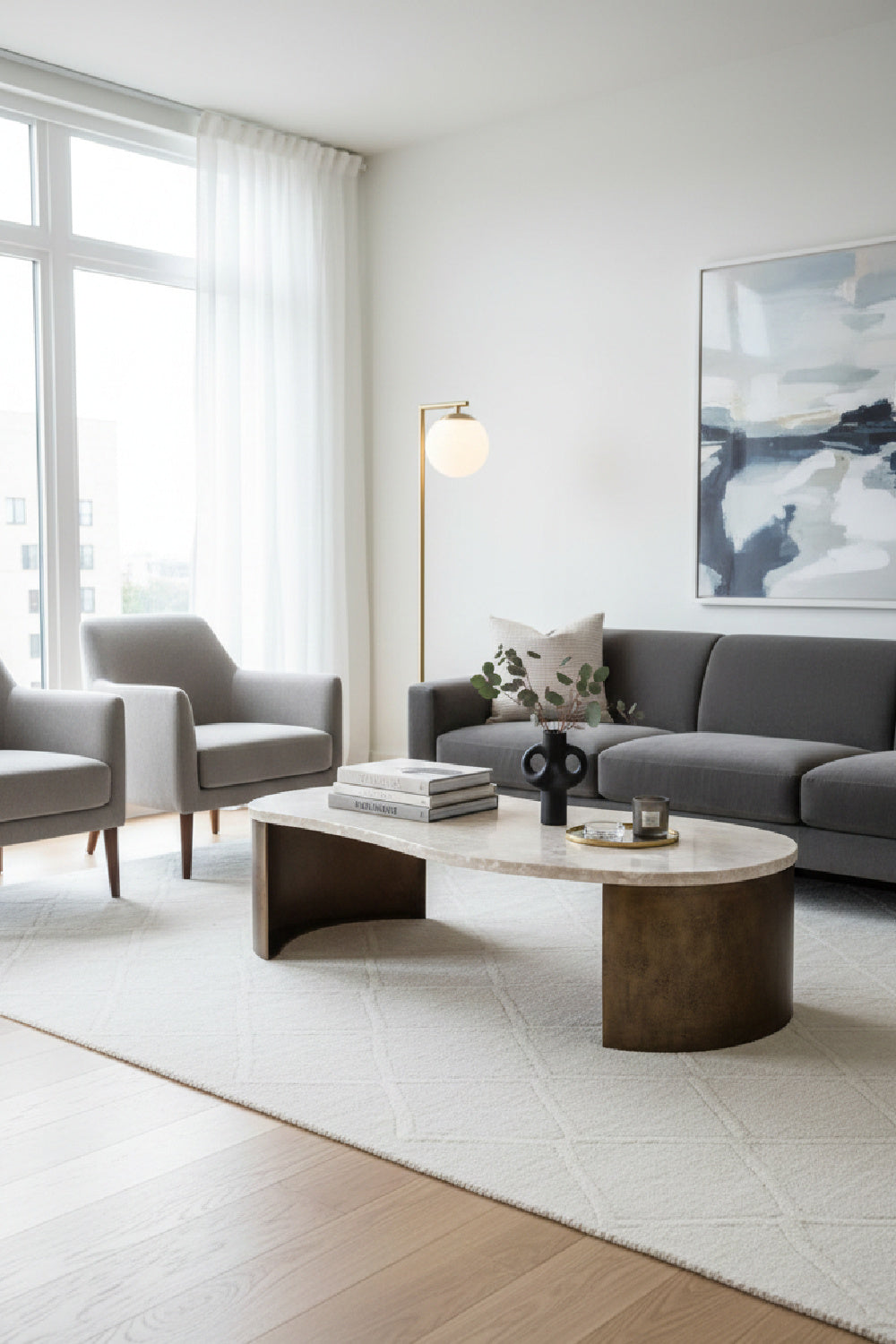 Glass Top Coffee Table by Splendido Nafisa, alternate view 2