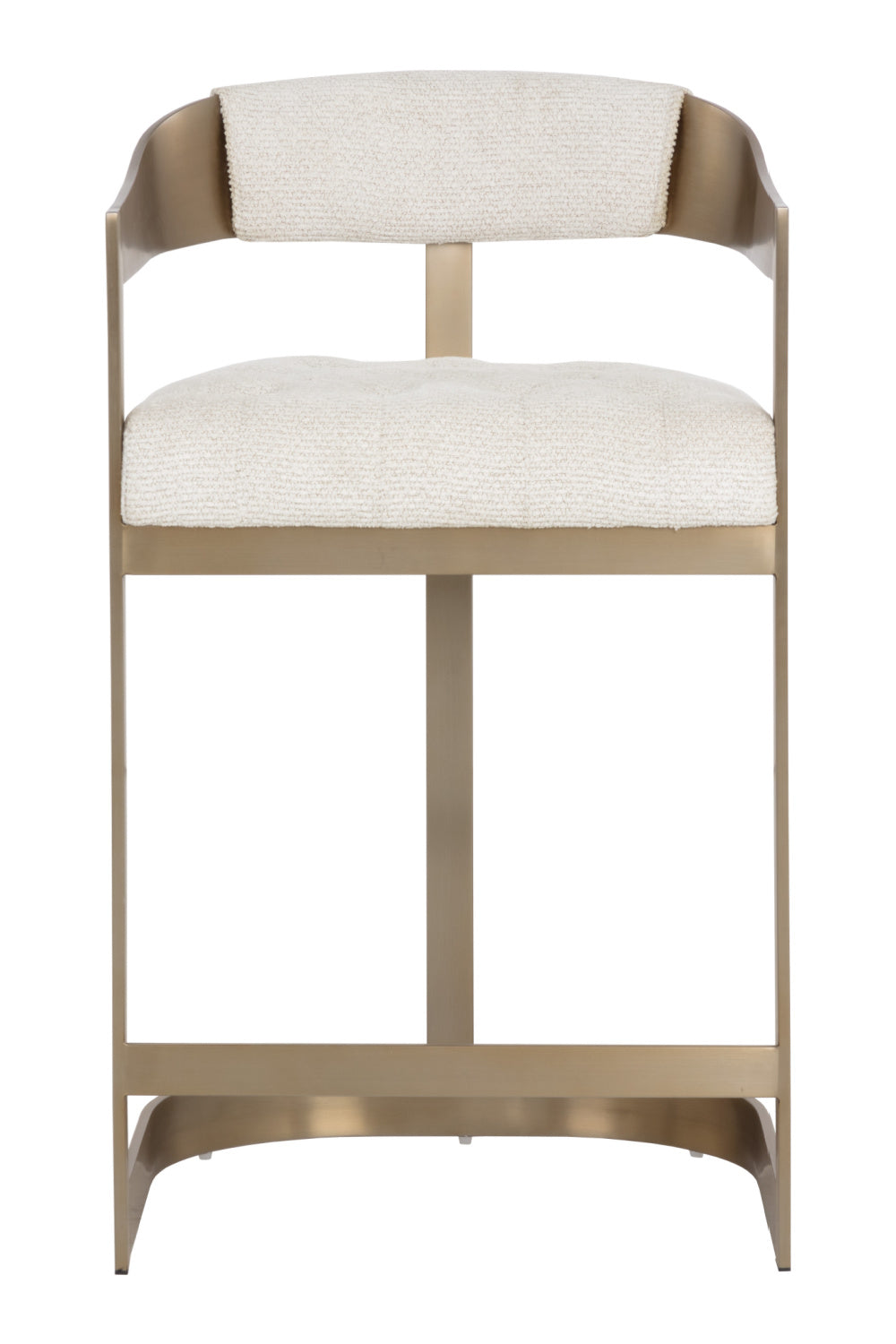 Modern European furniture - Antique Brass Framed Counter Stool - www.oroa.com