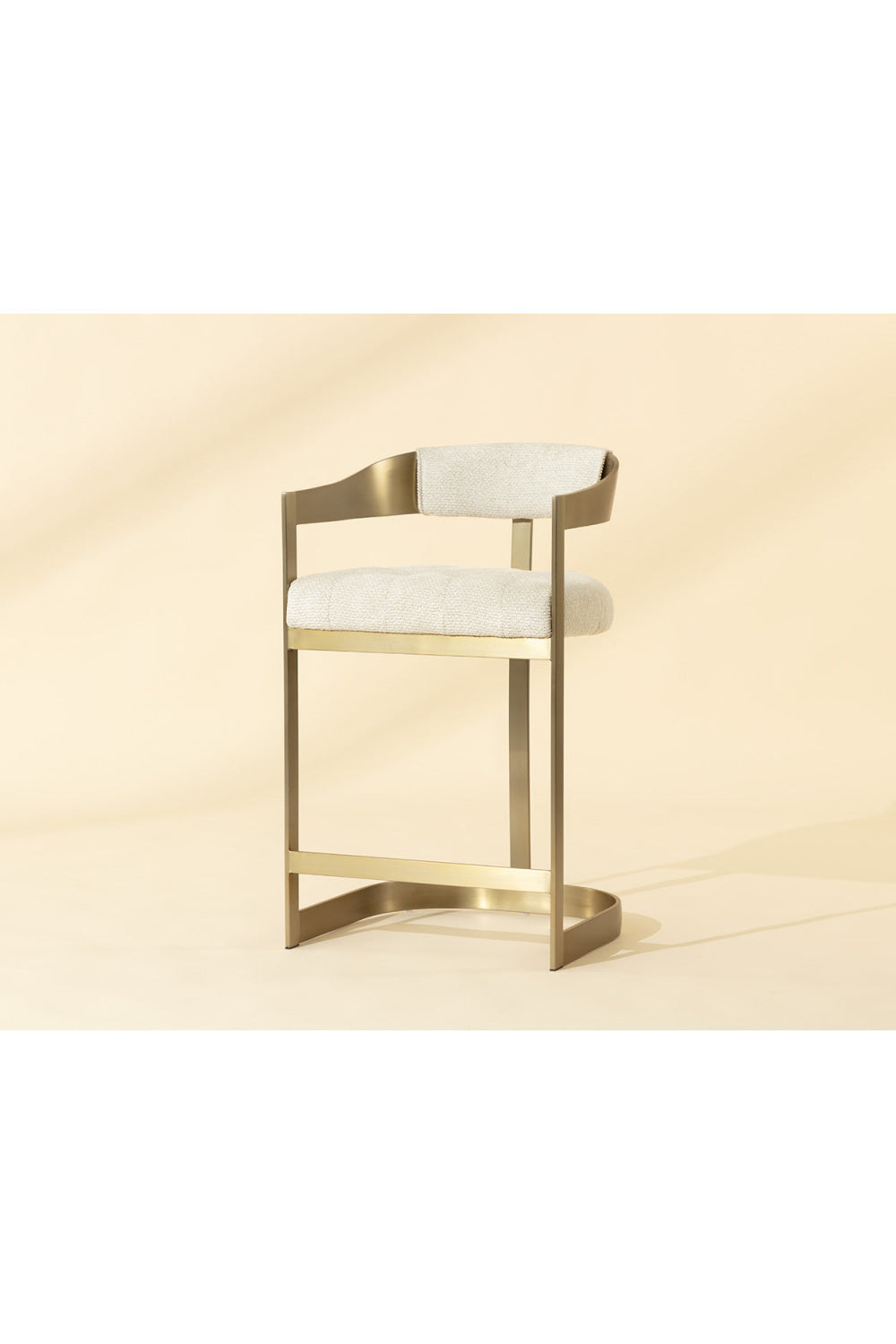 Antique Brass Framed Counter Stool by Splendido Beaumont, alternate view 8