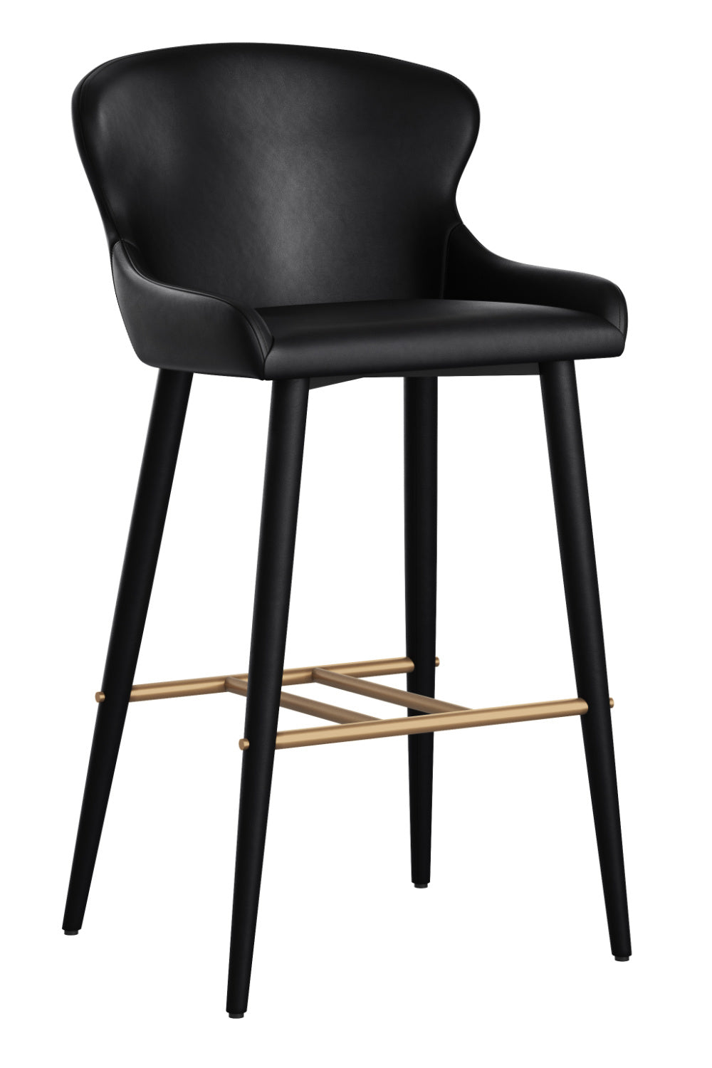 Leather Look Shell Bar Stool by Splendido Evora Barstool, alternate view 11