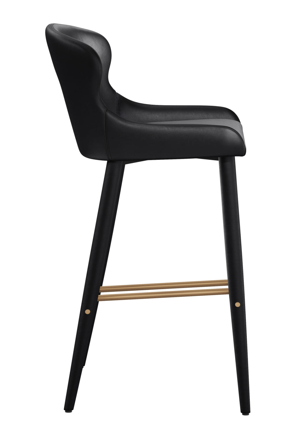 Leather Look Shell Bar Stool by Splendido Evora Barstool, alternate view 14