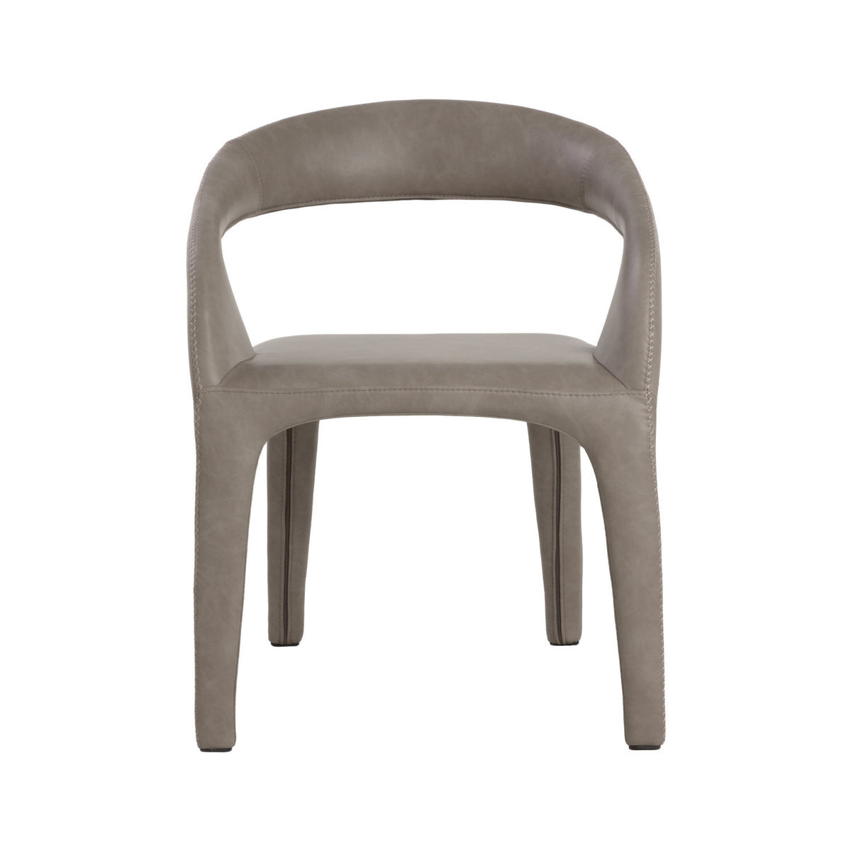 Open-Back Leather Look Dining Chair | Splendido Atika