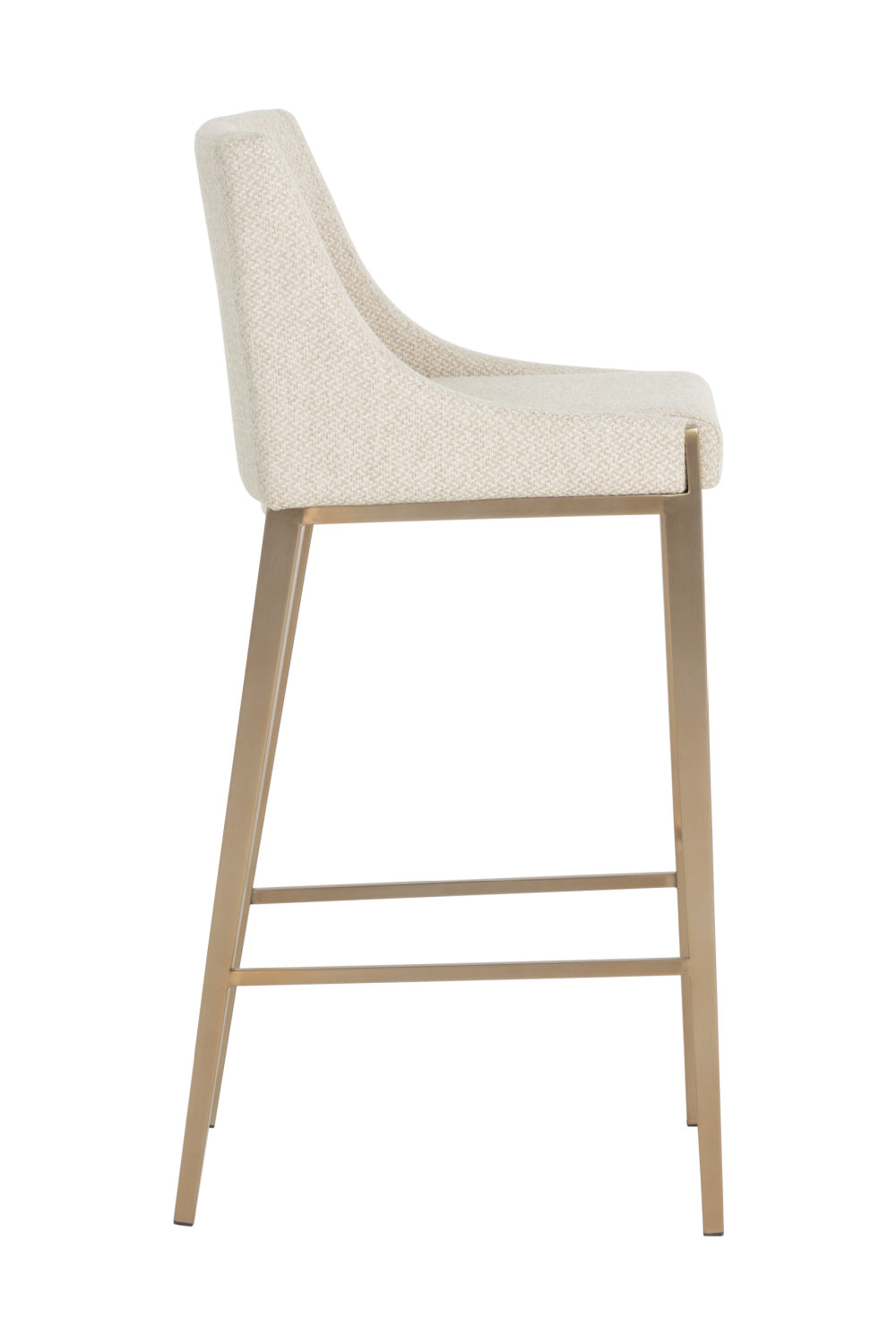 Fabric Upholstered Bar Stool by Splendido Dionne Barstool, alternate view 4